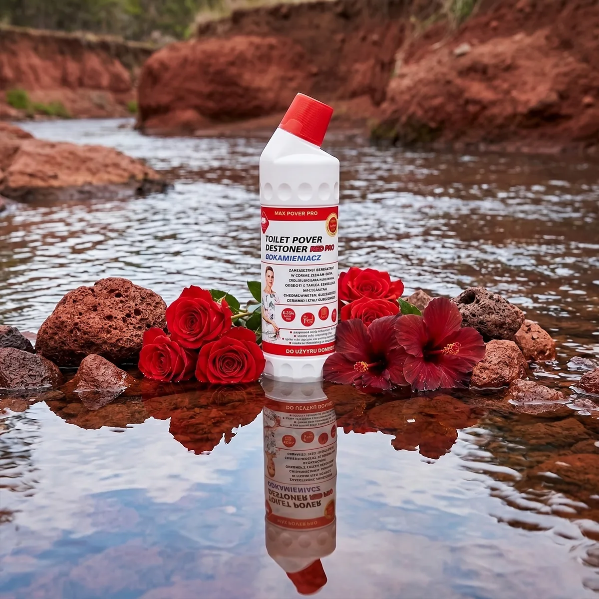 Odkamieniacz do WC żelowy DESTONER RED – zastosowanie