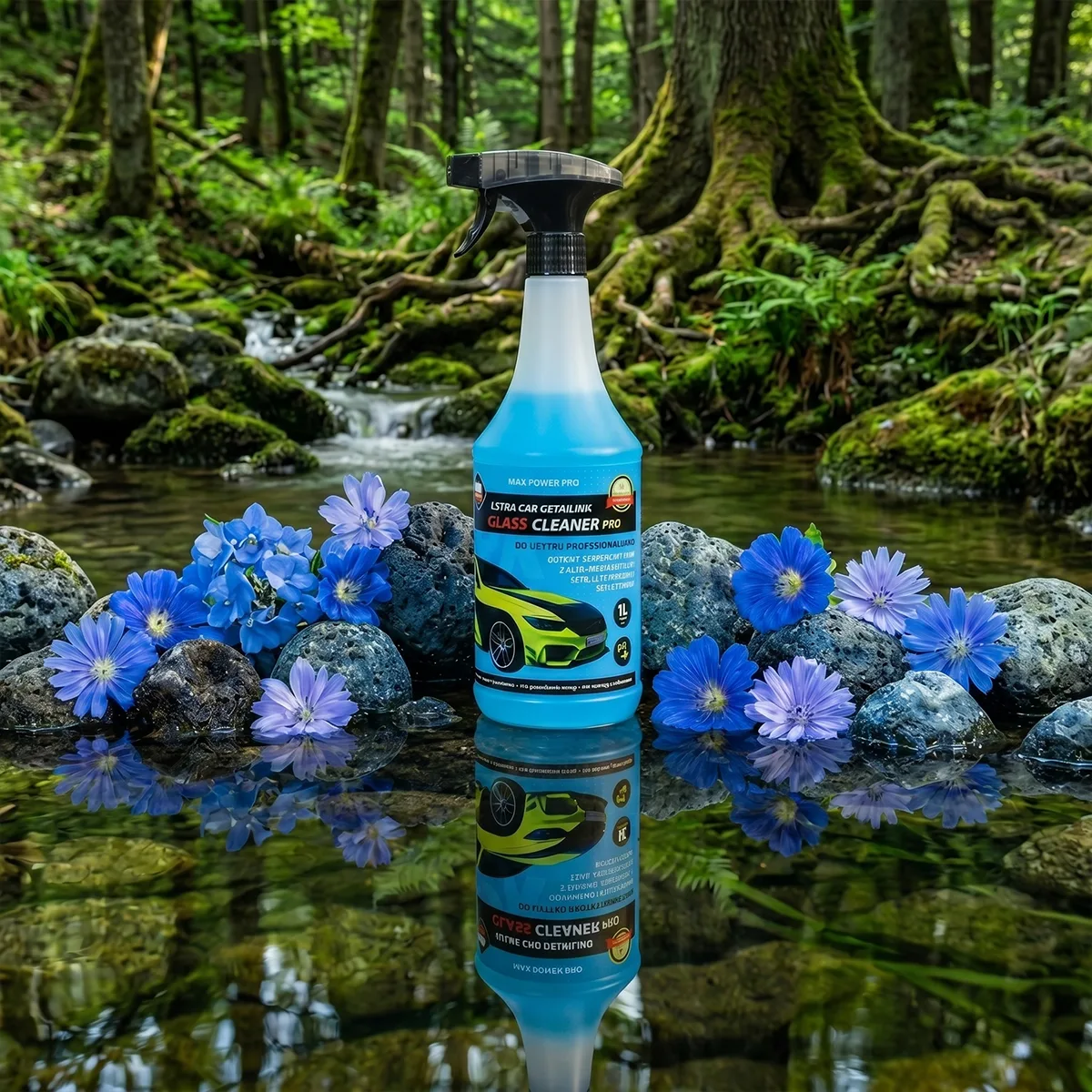 Płyn do szyb samochodowych ULTRA CAR DETAILING – zastosowanie